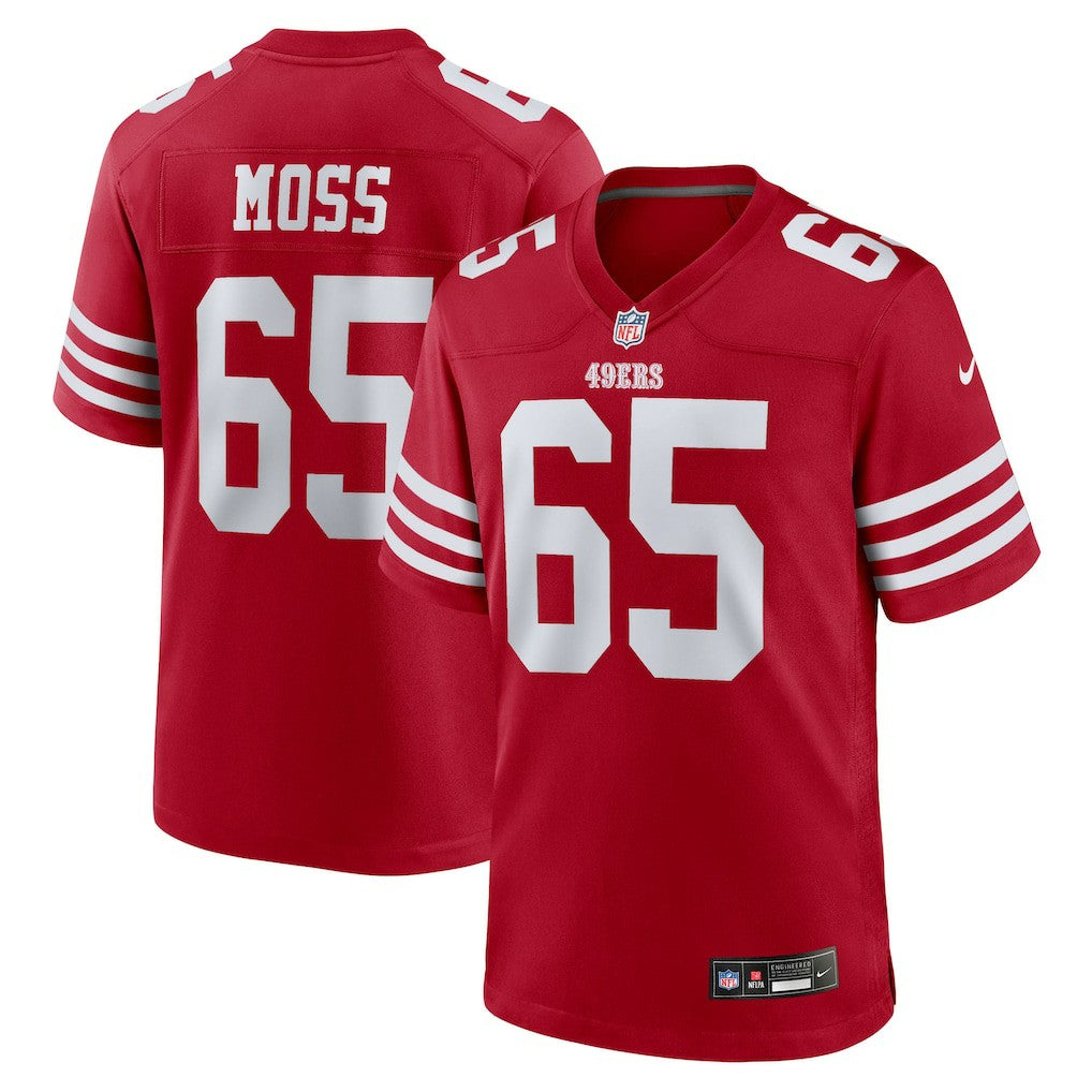 Drew Moss San Francisco 49ers Team Game Jersey - Scarlet | Nike outlet