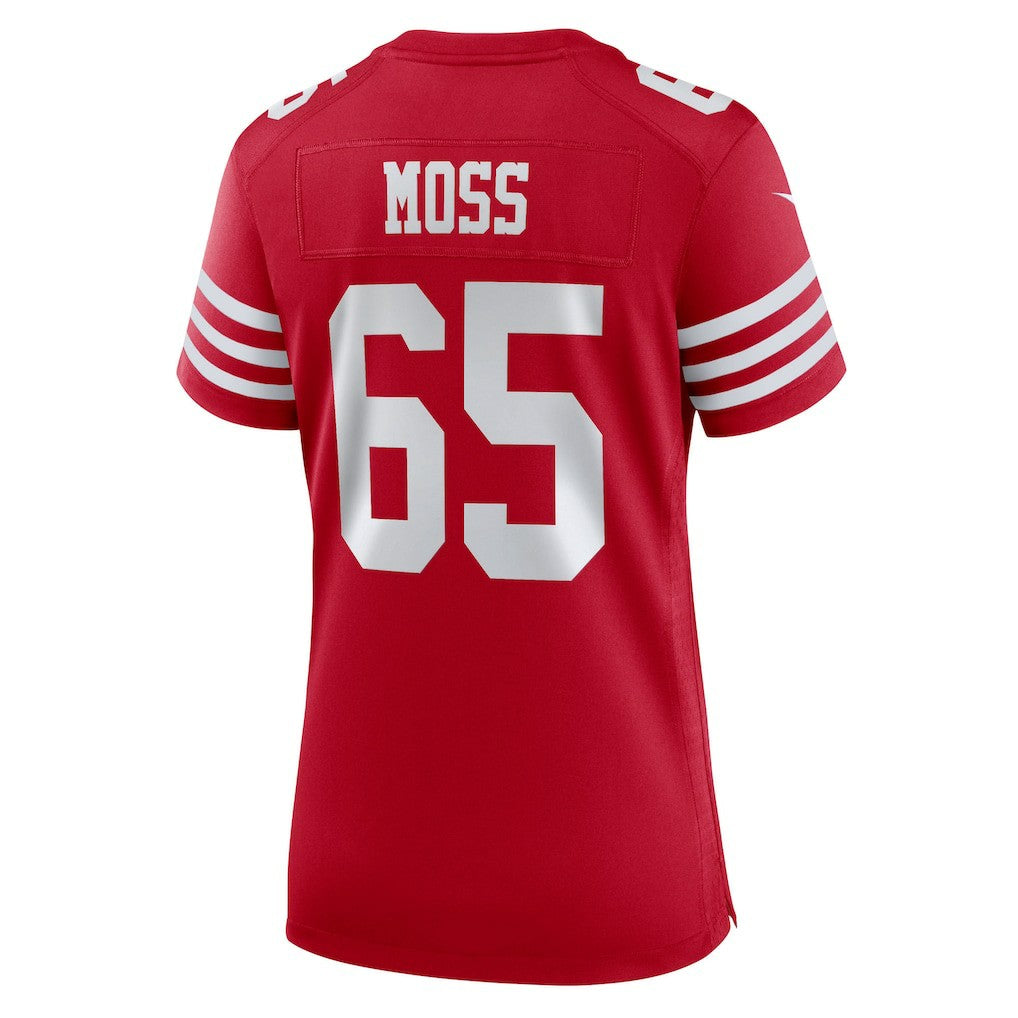 Drew Moss San Francisco 49ers Women's Team Game Jersey - Scarlet | Nike online