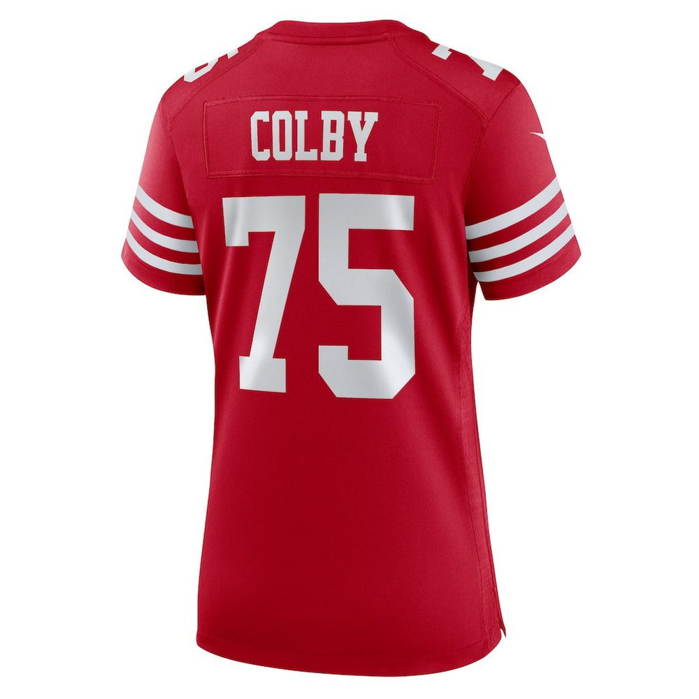 Connor Colby San Francisco 49ers Women's Team Game Jersey - Scarlet | Nike on sale