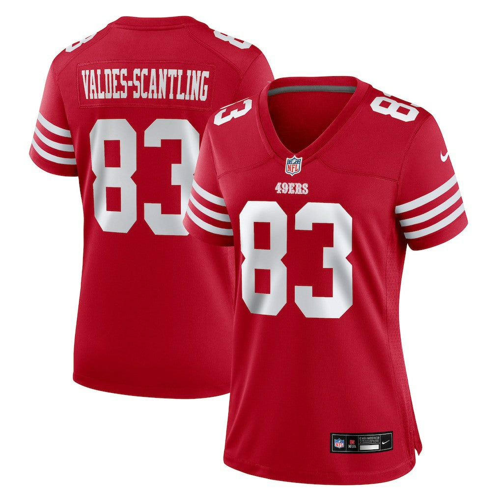 Marquez Valdes-Scantling San Francisco 49ers Women's Team Game Jersey - Scarlet | Nike cheap