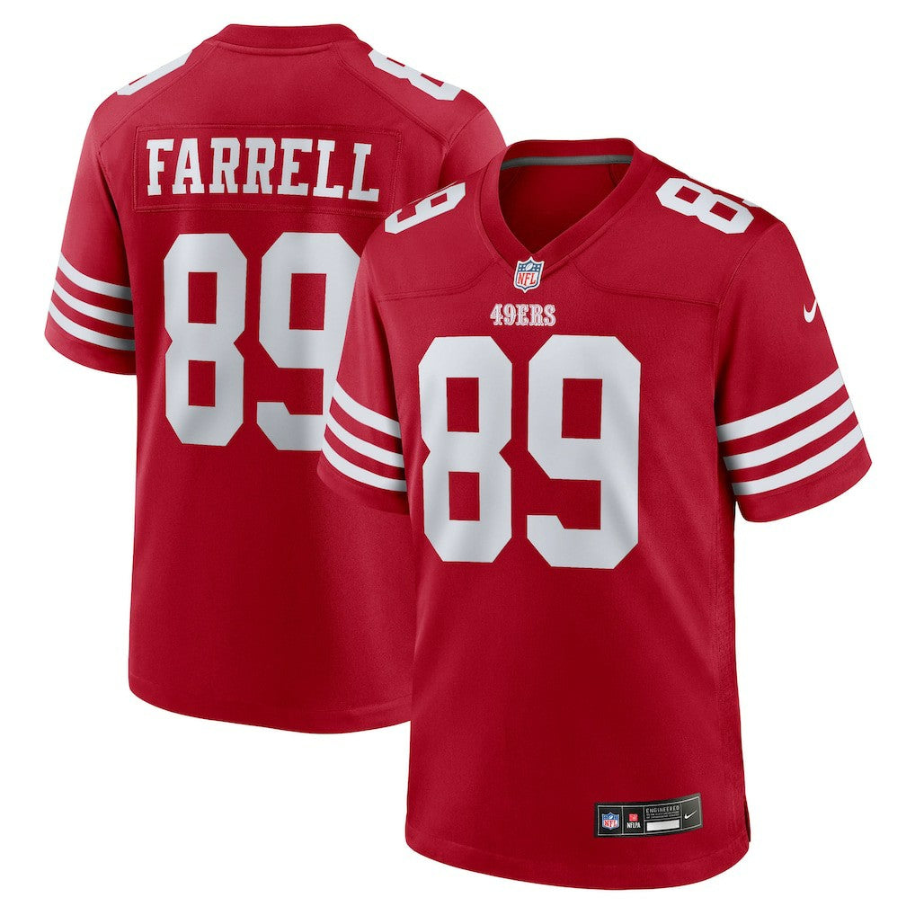 Luke Farrell San Francisco 49ers Team Game Jersey - Scarlet | Nike discount