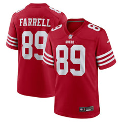 Luke Farrell San Francisco 49ers Team Game Jersey - Scarlet | Nike discount