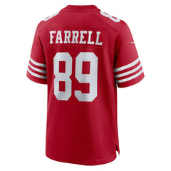 Luke Farrell San Francisco 49ers Team Game Jersey - Scarlet | Nike discount