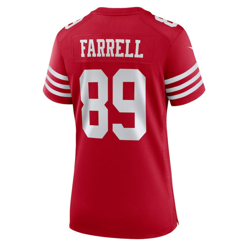 Luke Farrell San Francisco 49ers Women's Team Game Jersey - Scarlet | Nike for sale