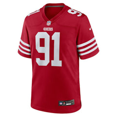 Sam Okuayinonu San Francisco 49ers Team Game Jersey - Scarlet | Nike cheap