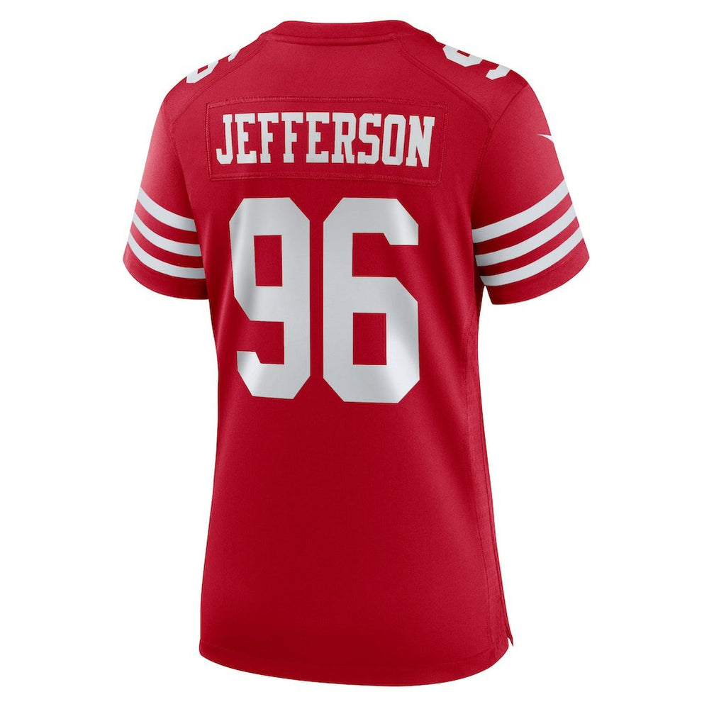Jordan Jefferson San Francisco 49ers Women's Team Game Jersey - Scarlet | Nike outlet
