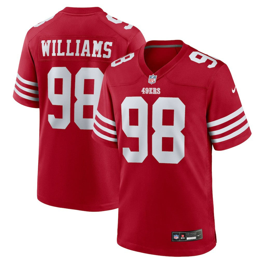 Mykel Williams San Francisco 49ers Team Game Jersey - Scarlet | Nike outlet