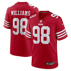 Mykel Williams San Francisco 49ers Team Game Jersey - Scarlet | Nike outlet