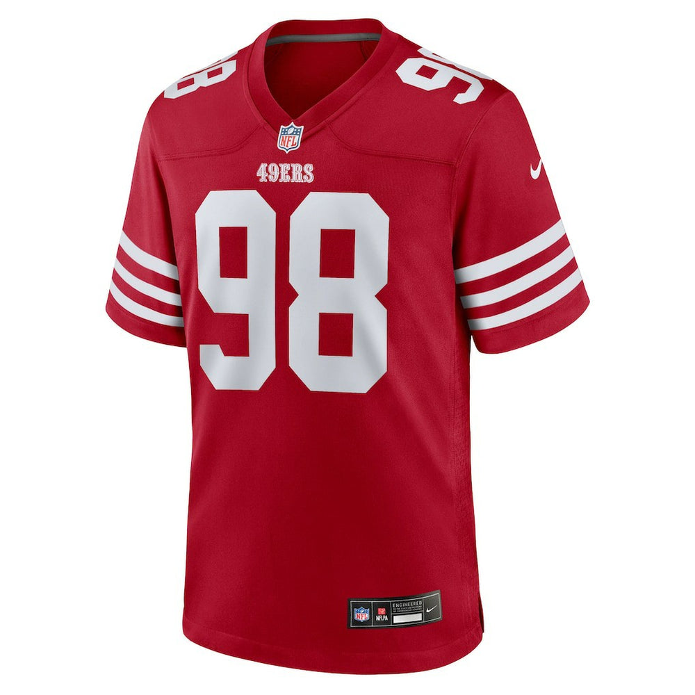 Mykel Williams San Francisco 49ers Team Game Jersey - Scarlet | Nike outlet