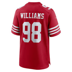 Mykel Williams San Francisco 49ers Team Game Jersey - Scarlet | Nike outlet