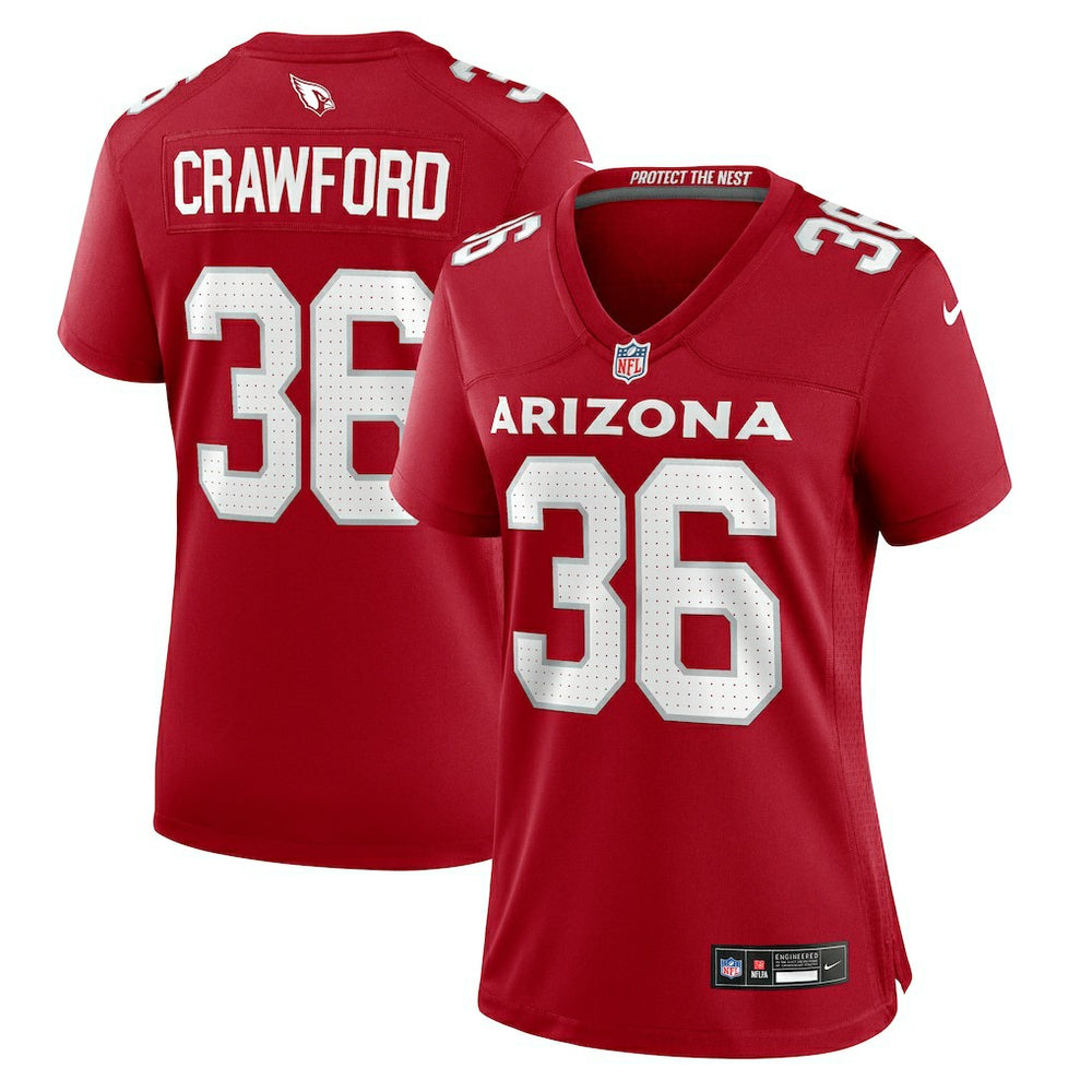 Kitan Crawford Arizona Cardinals Women's Team Game Jersey - Cardinal | Nike online