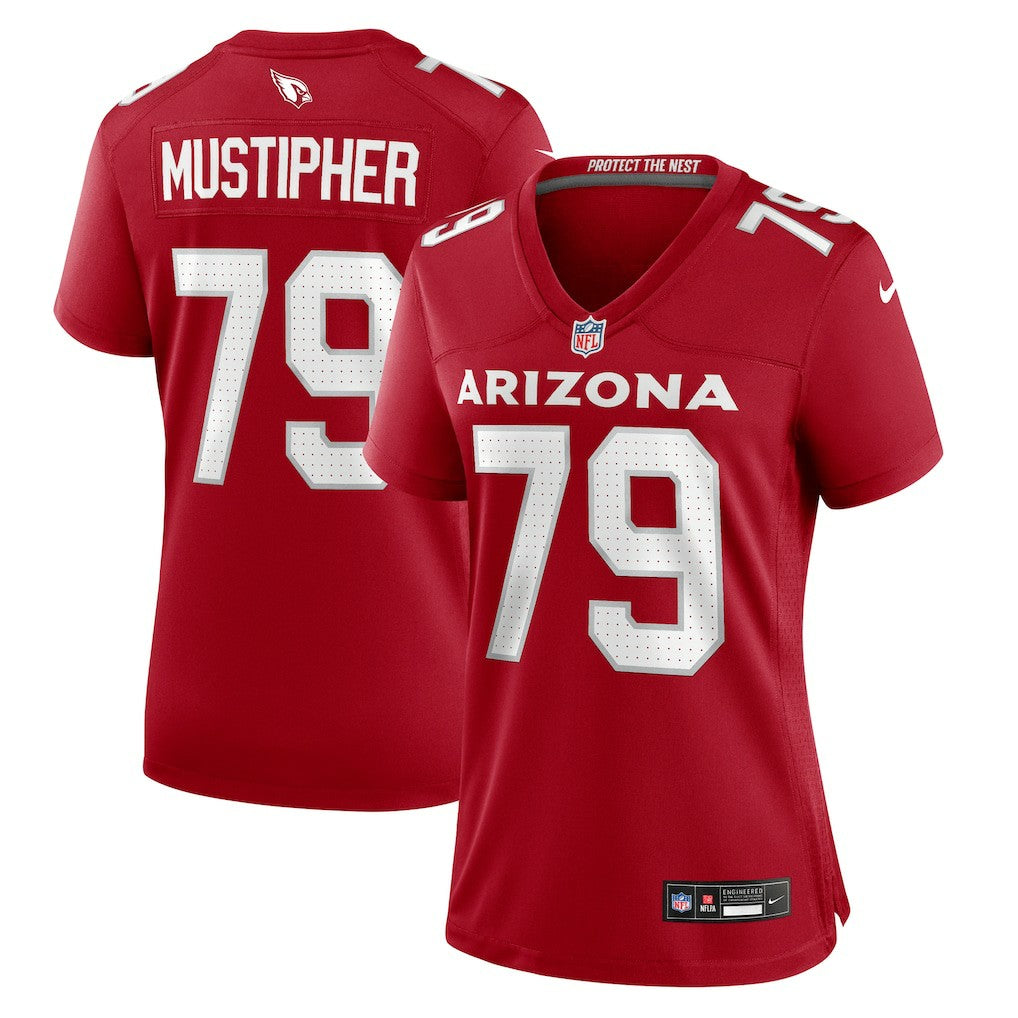 PJ Mustipher Arizona Cardinals Women's Team Game Jersey - Cardinal | Nike sale