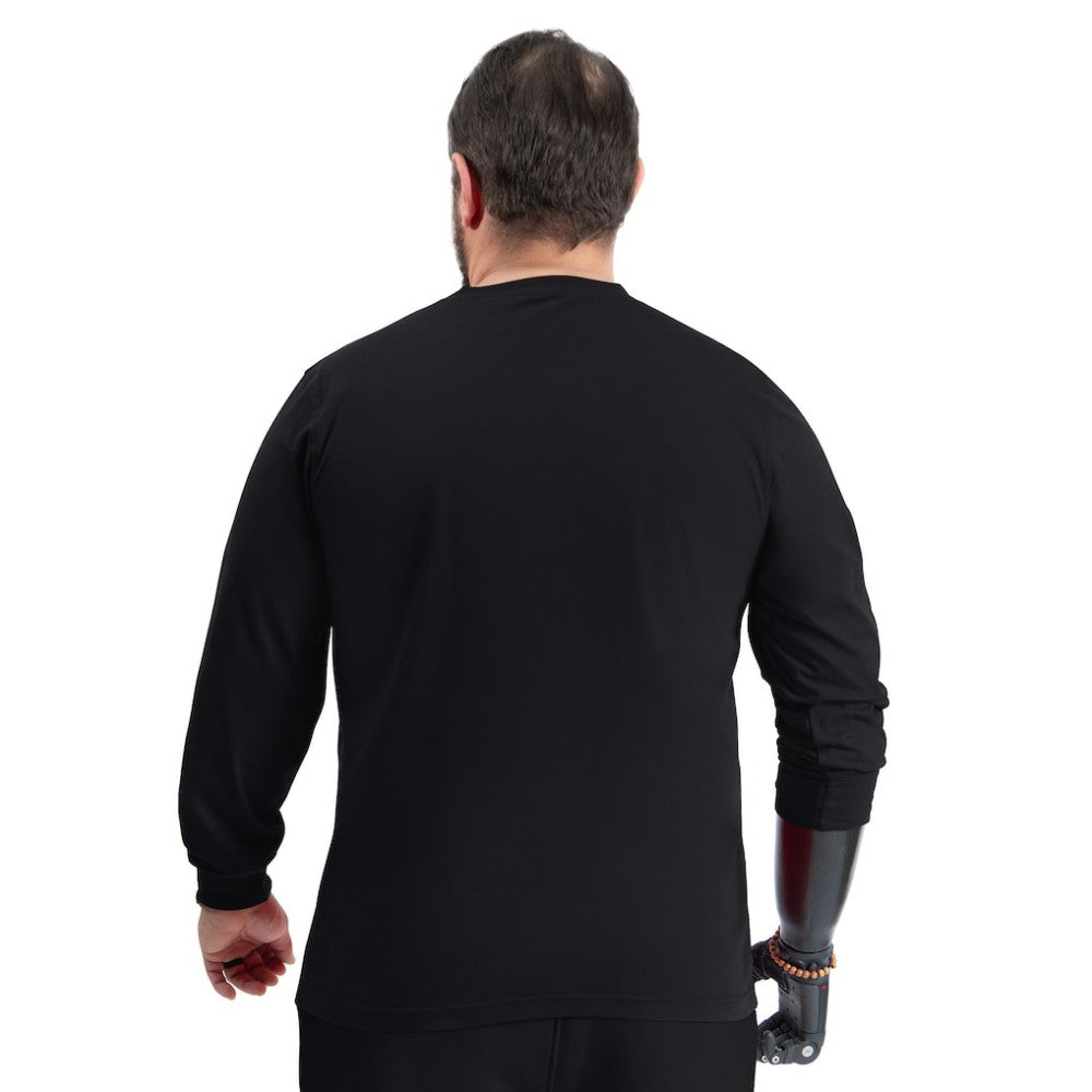 Utah Mammoth G-III Sports by Carl Banks Adaptive Mesh Effect Long Sleeve T-Shirt Black