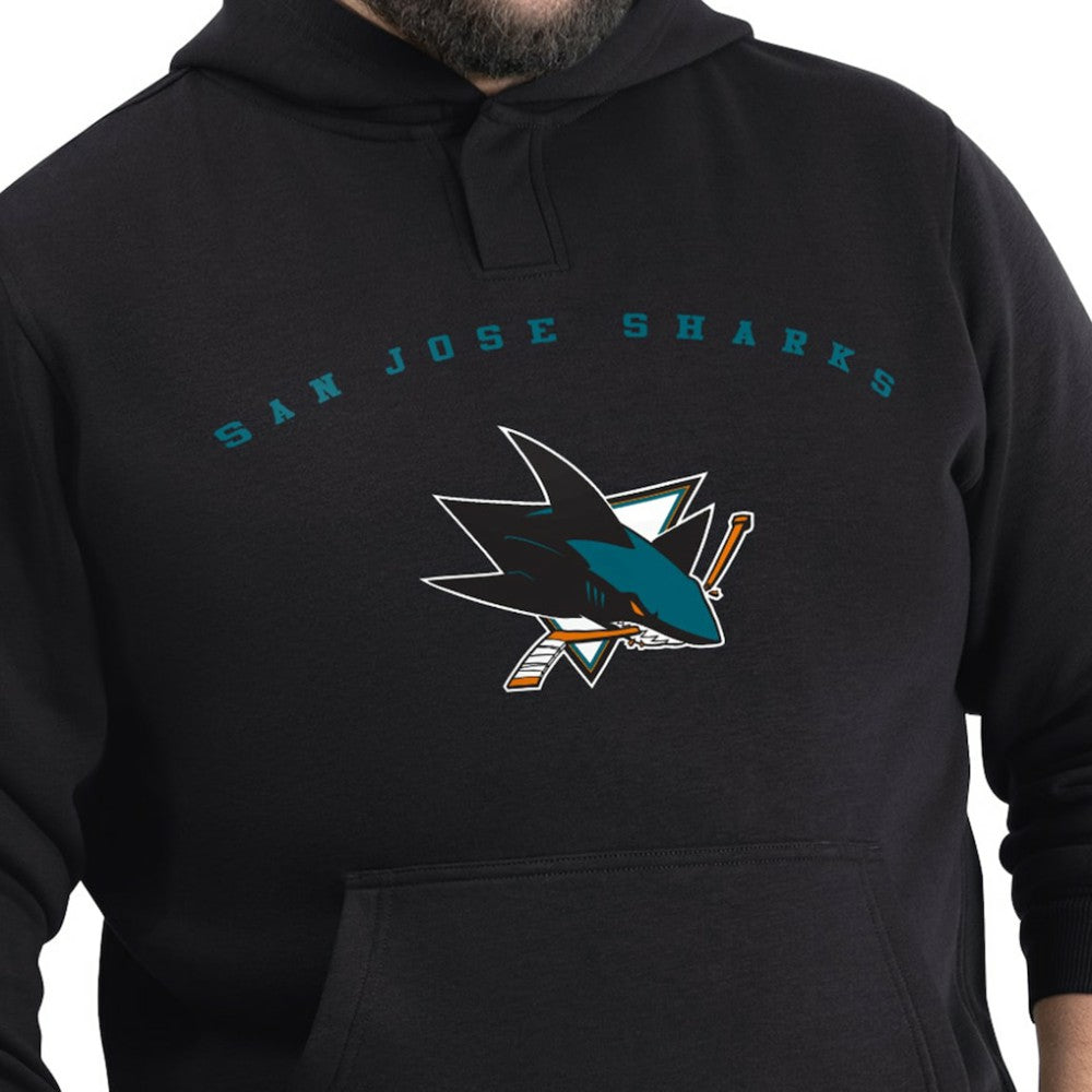 San Jose Sharks G-III Sports by Carl Banks Adaptive Classic Team Arc Fleece Hoodie Black