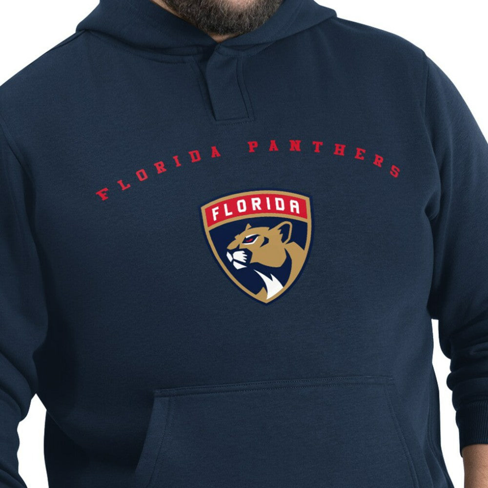 Florida Panthers G-III Sports by Carl Banks Adaptive Classic Team Arc Fleece Hoodie Navy