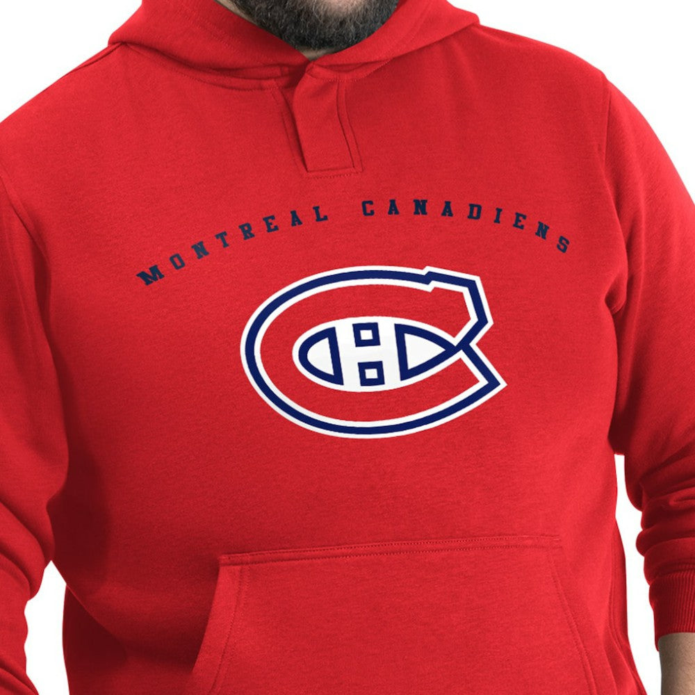 Montreal Canadiens G-III Sports by Carl Banks Adaptive Classic Team Arc Fleece Hoodie Red