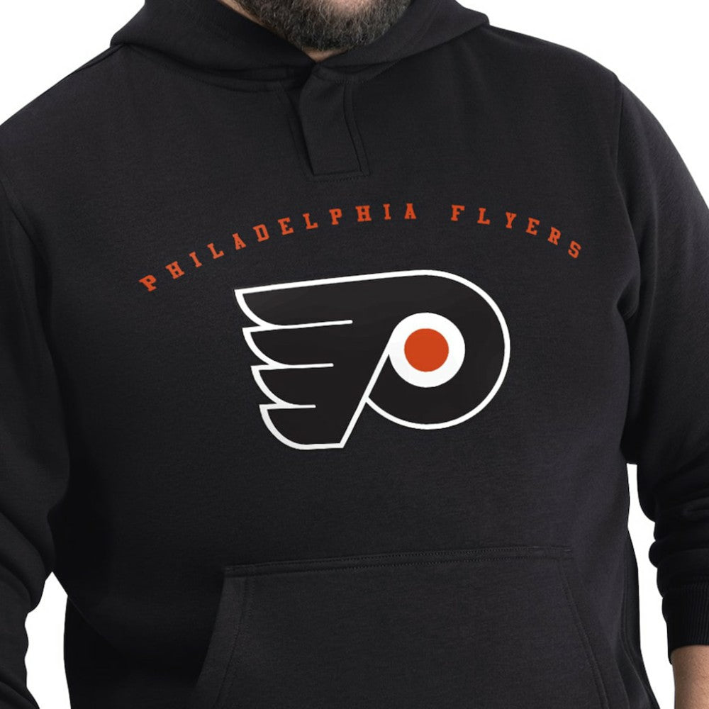 Philadelphia Flyers G-III Sports by Carl Banks Adaptive Classic Team Arc Fleece Hoodie Black