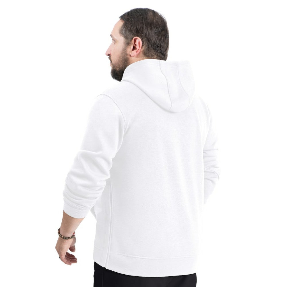 New York Rangers G-III Sports by Carl Banks Adaptive Classic Team Arc Fleece Hoodie White