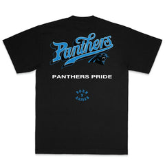 Carolina Panthers Born x Raised Unisex Pro Script T-Shirt - Black cheap