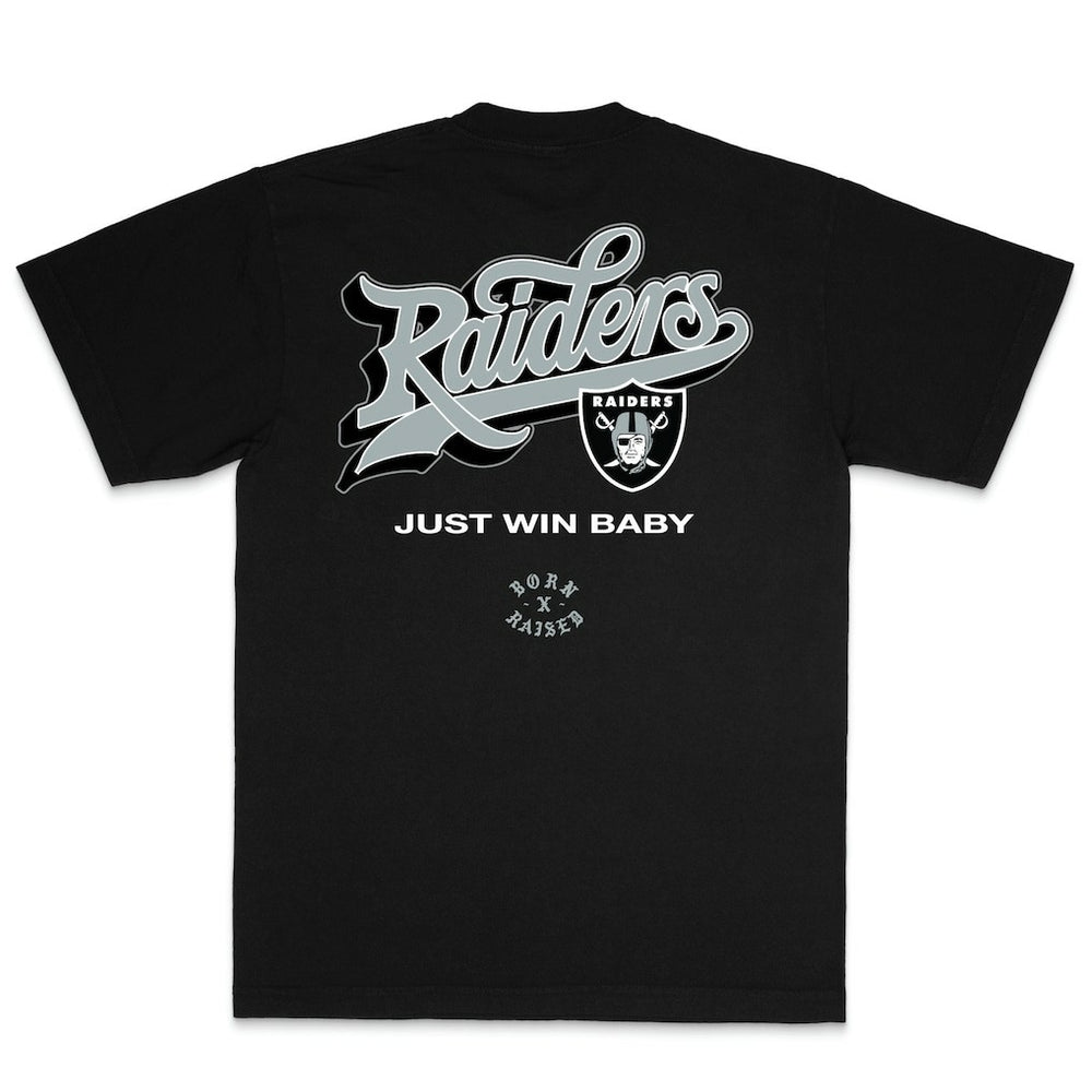 Las Vegas Raiders Born x Raised Unisex Pro Script T-Shirt - Black on sale