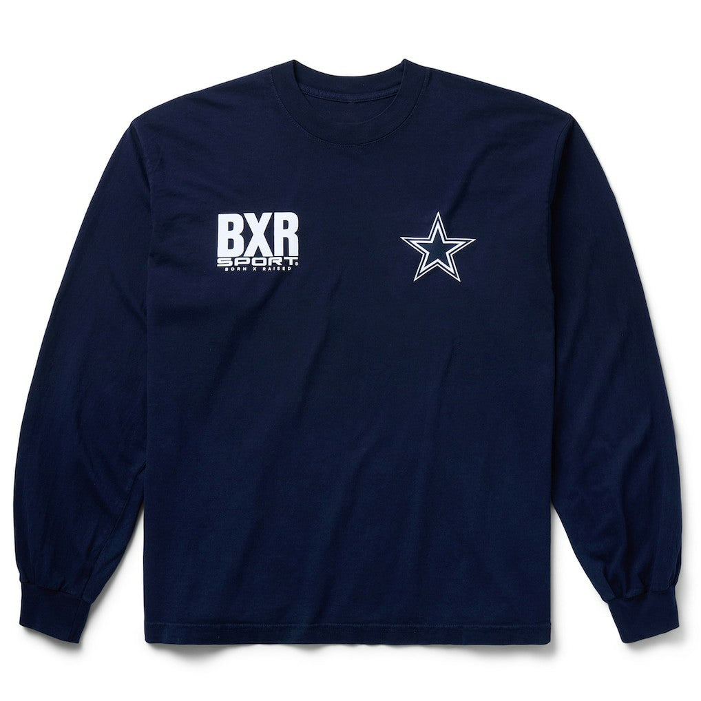 Dallas Cowboys Born x Raised Unisex Long Sleeve Local T-Shirt - Navy discount
