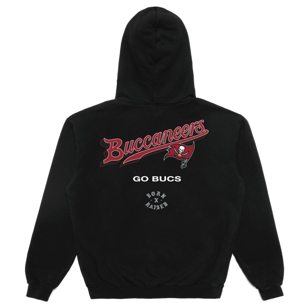 Tampa Bay Buccaneers Born x Raised Unisex Pro Script Hoodie - Black outlet