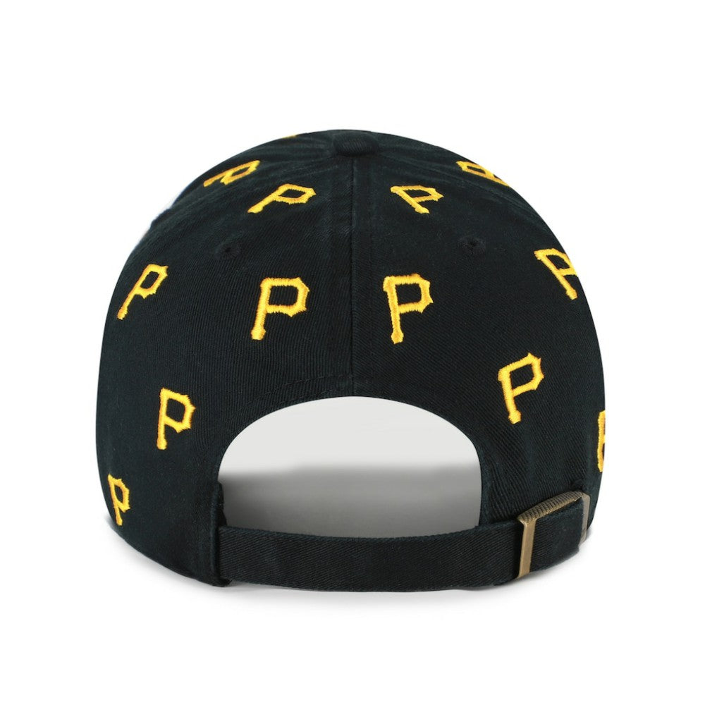 Pittsburgh Pirates Women's Confetti Clean Up Adjustable Hat - Black | 47 brand