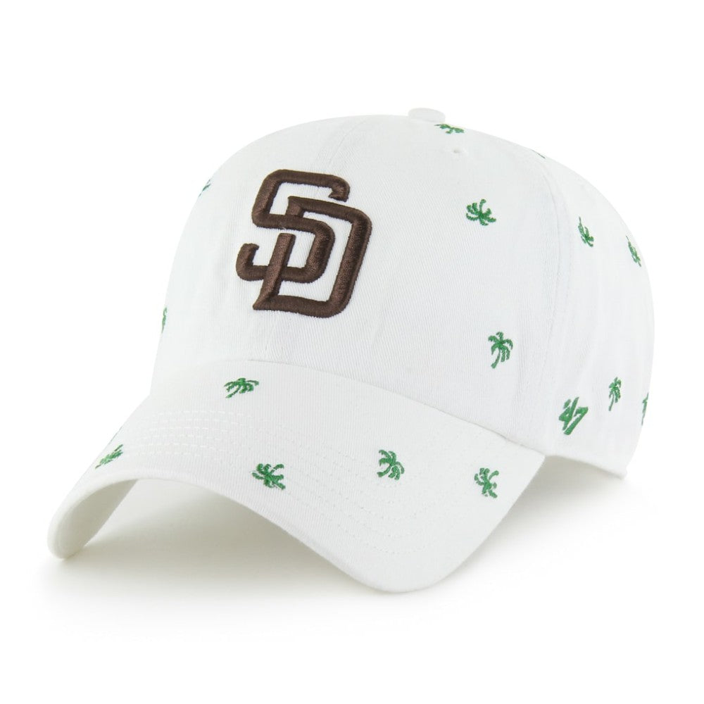 San Diego Padres Women's Confetti Clean Up Adjustable Hat - White | 47 brand