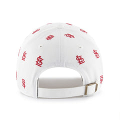 St. Louis Cardinals Women's Confetti Clean Up Adjustable Hat - White | 47 brand
