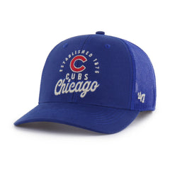 Chicago Cubs Pitstop Trucker Adjustable Hat - Royal | 47 brand