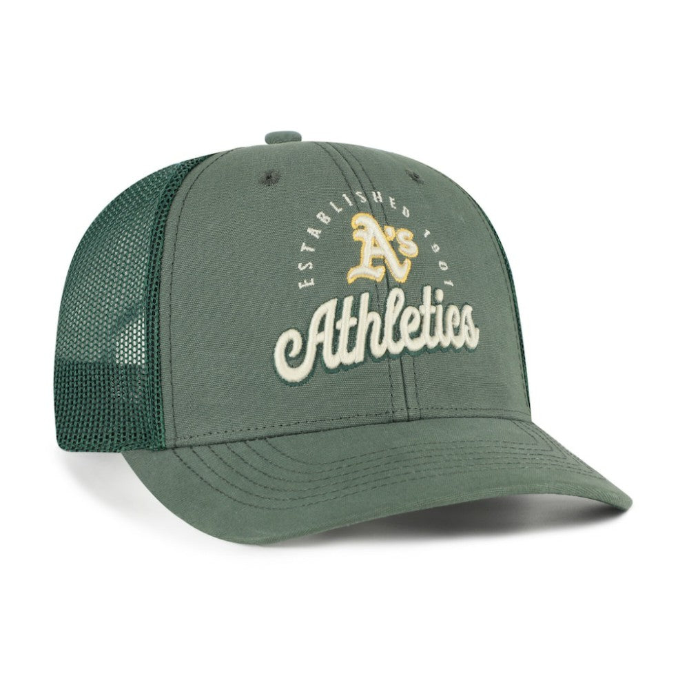 Athletics Pitstop Trucker Adjustable Hat - Green | 47 brand