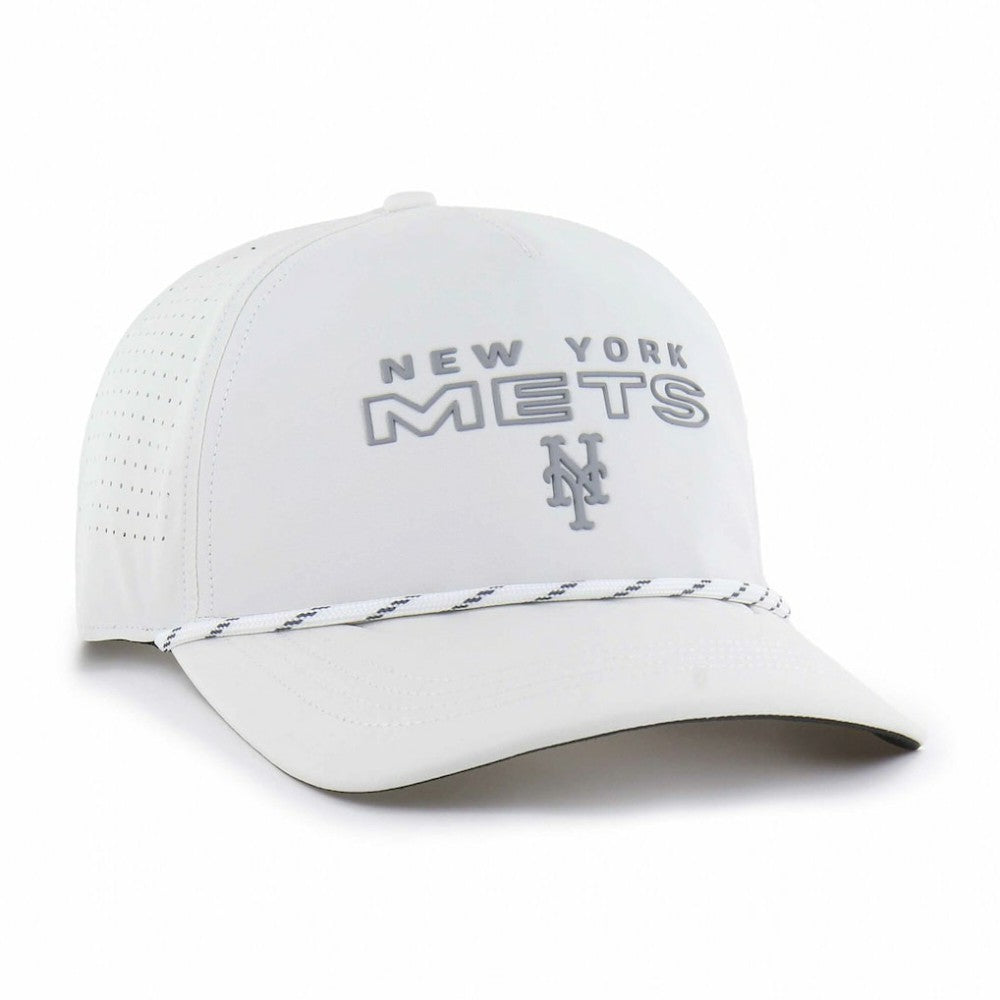 New York Mets Forward Vault Hitch Adjustable Hat - White | 47 brand