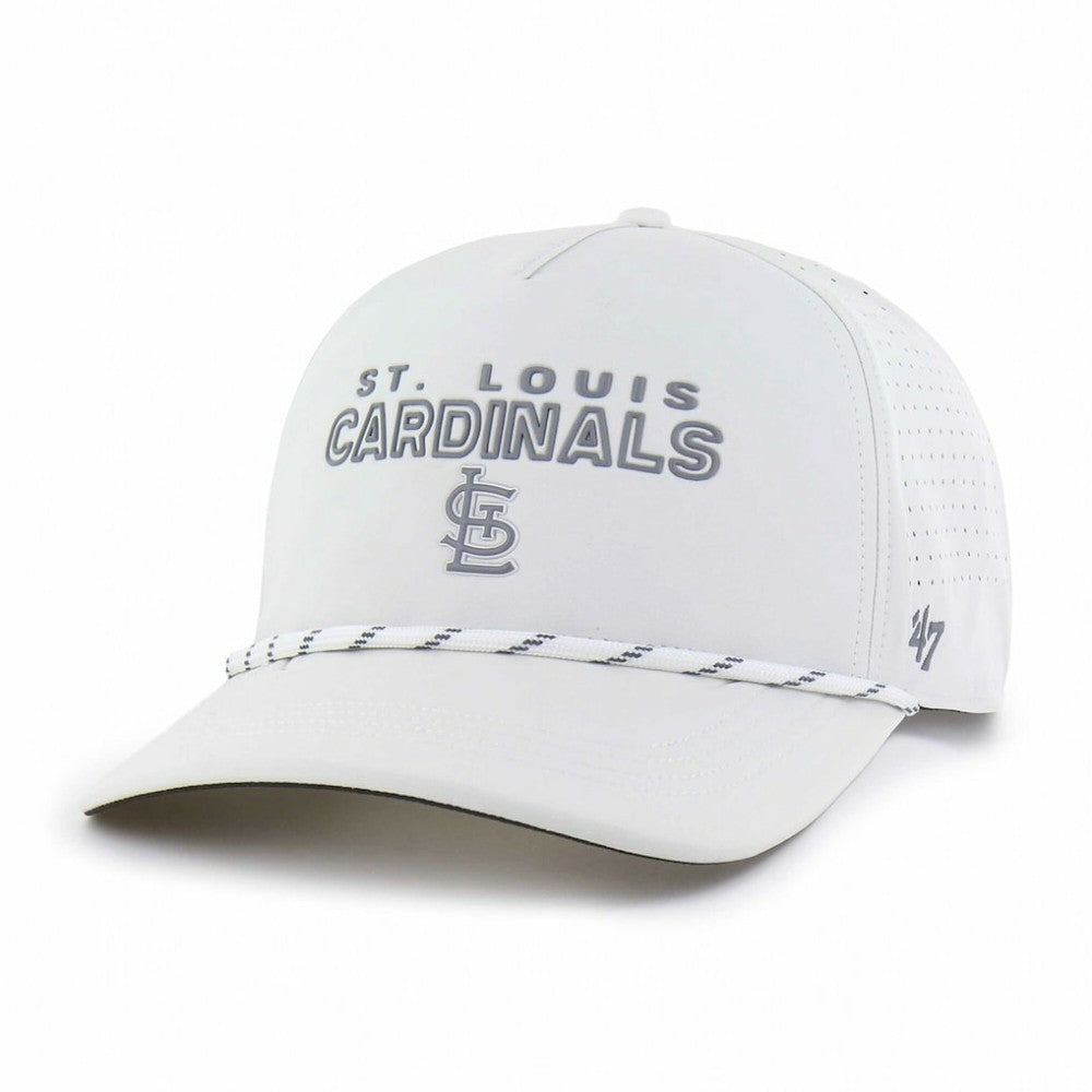 St. Louis Cardinals Forward Vault Hitch Adjustable Hat - White | 47 brand