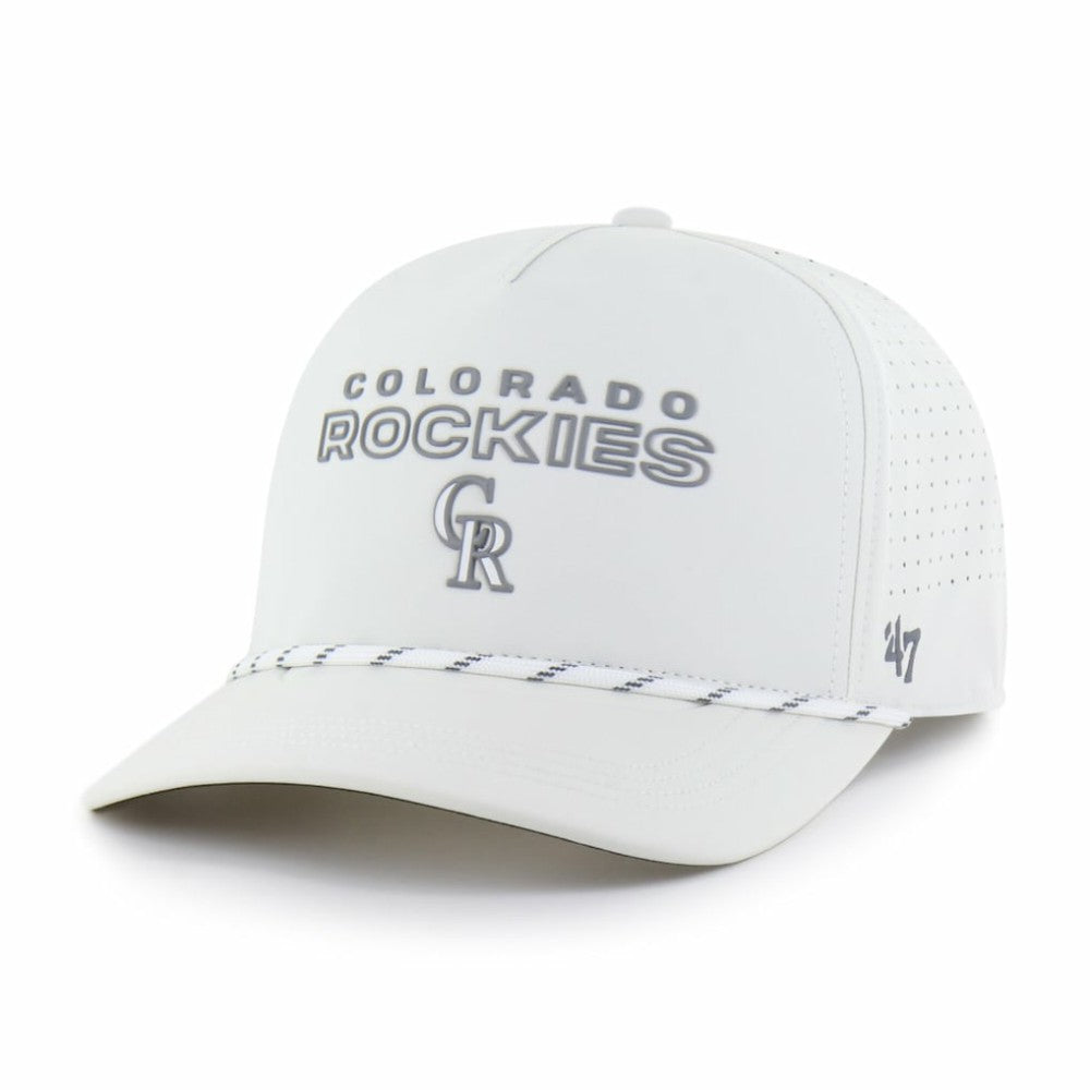 Colorado Rockies Forward Vault Hitch Adjustable Hat - White | 47 brand