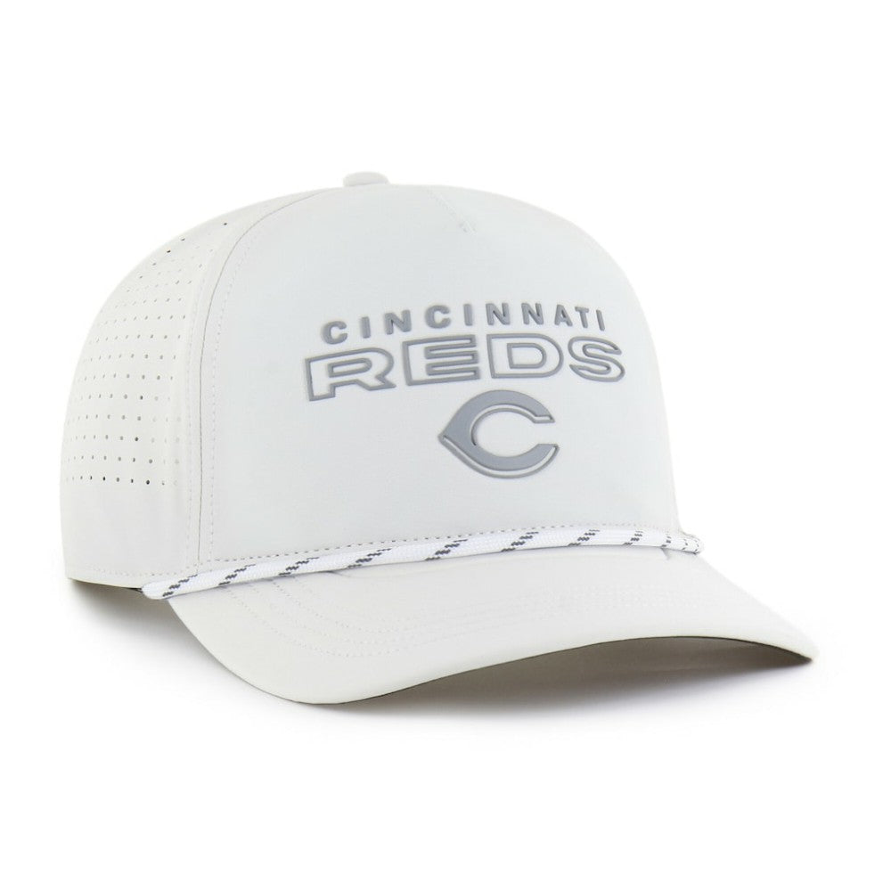 Cincinnati Reds Forward Vault Hitch Adjustable Hat - White | 47 brand
