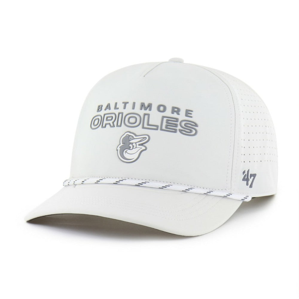 Baltimore Orioles Forward Vault Hitch Adjustable Hat - White | 47 brand
