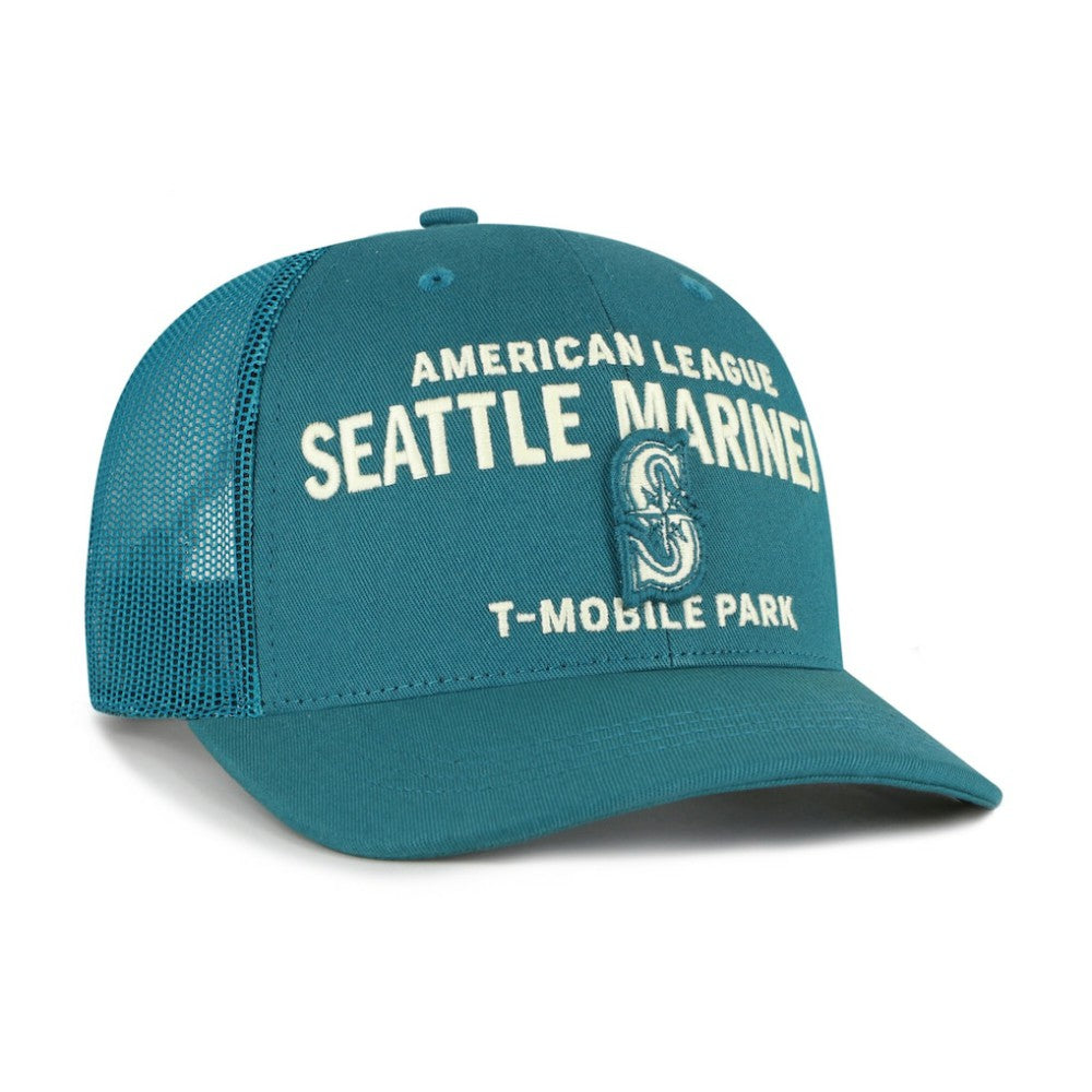 Seattle Mariners Contemporary Hitch Adjustable Trucker Hat - Teal | 47 brand