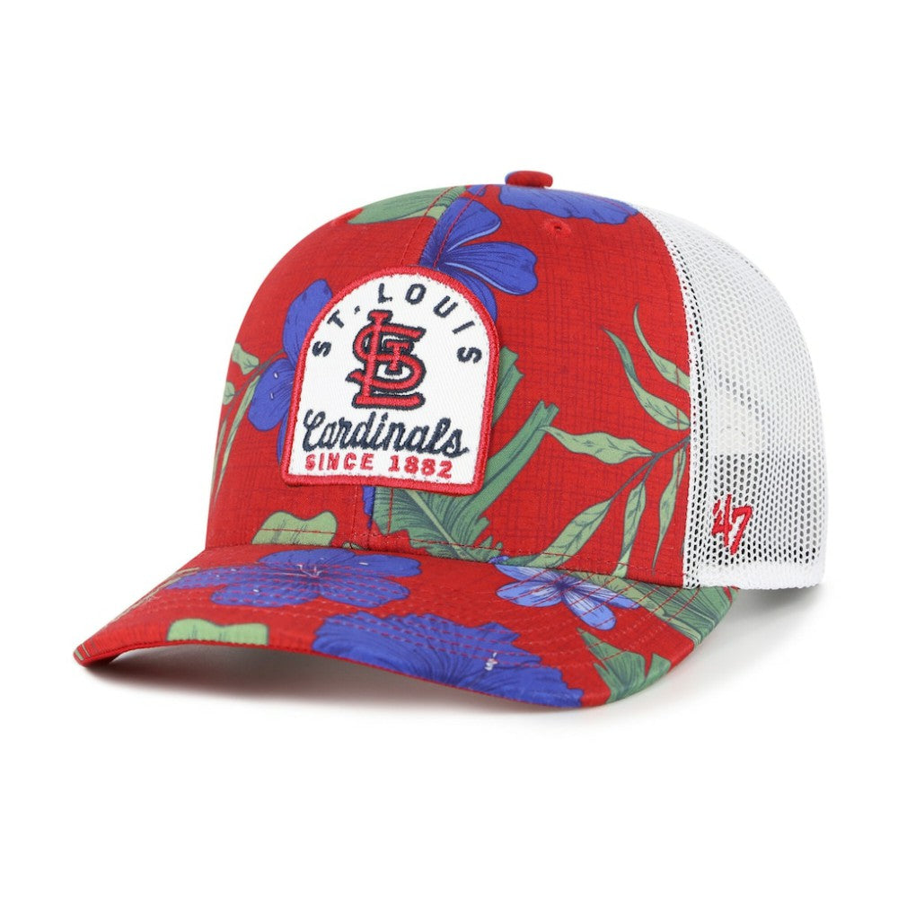 St. Louis Cardinals Beachside Adjustable Trucker Hat - Red | 47 brand