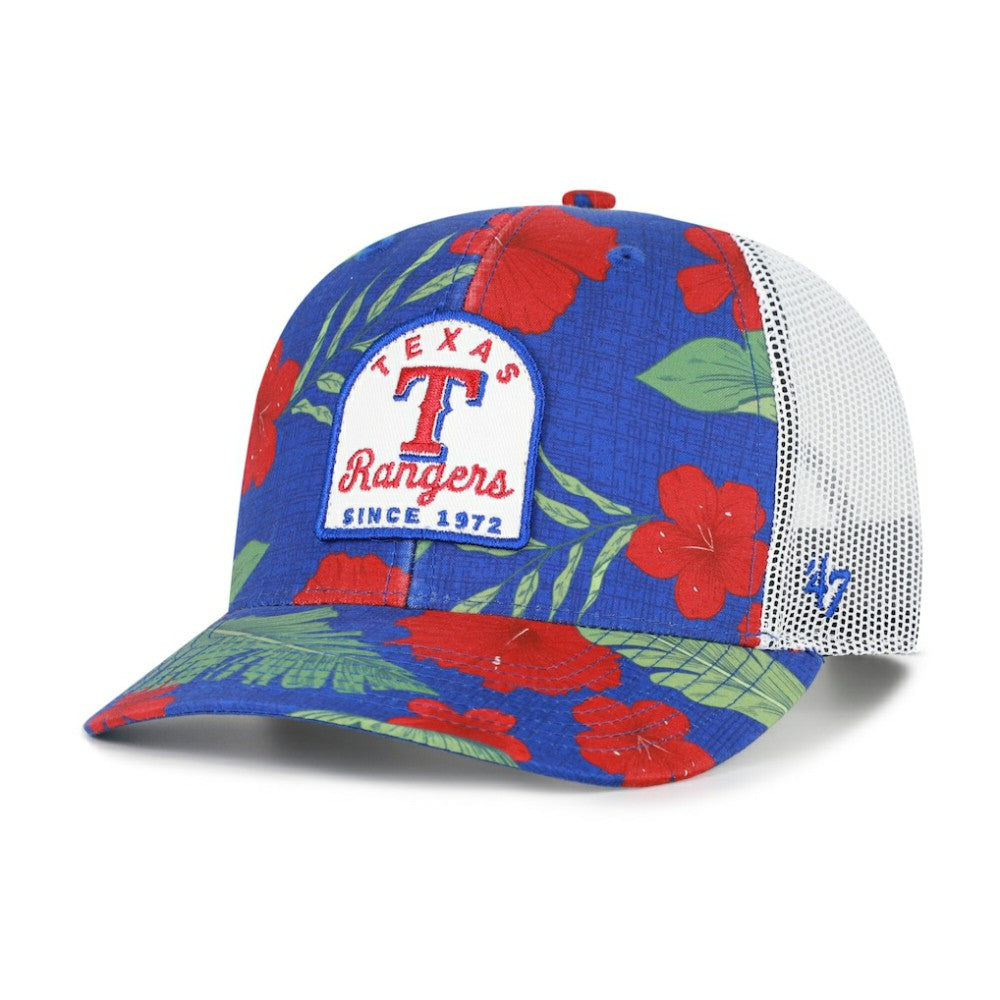 Texas Rangers Beachside Adjustable Trucker Hat - Royal | 47 brand