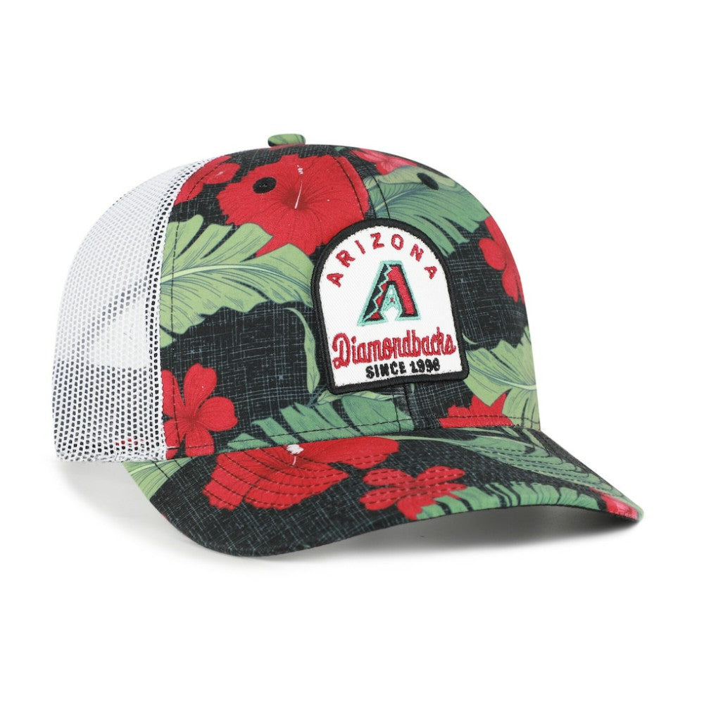 Arizona Diamondbacks Beachside Adjustable Trucker Hat - Black | 47 brand