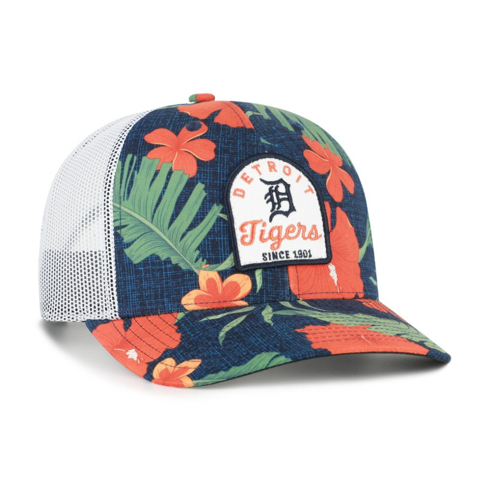 Detroit Tigers Beachside Adjustable Trucker Hat - Navy | 47 brand