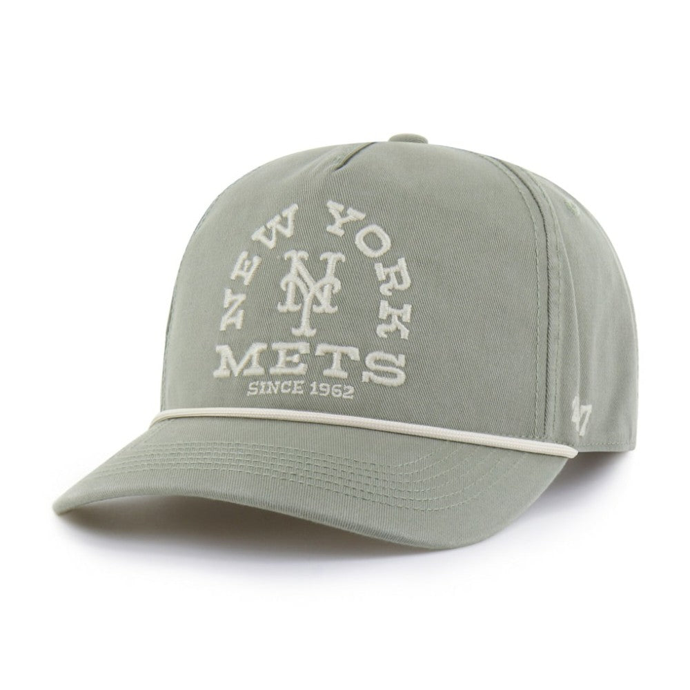 New York Mets Canyon Ranchero Hitch Adjustable Hat - Olive | 47 brand