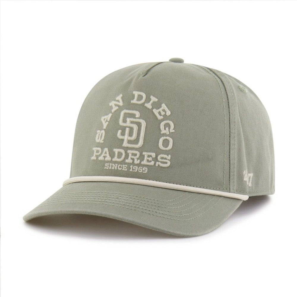 San Diego Padres Canyon Ranchero Hitch Adjustable Hat - Olive | 47 brand