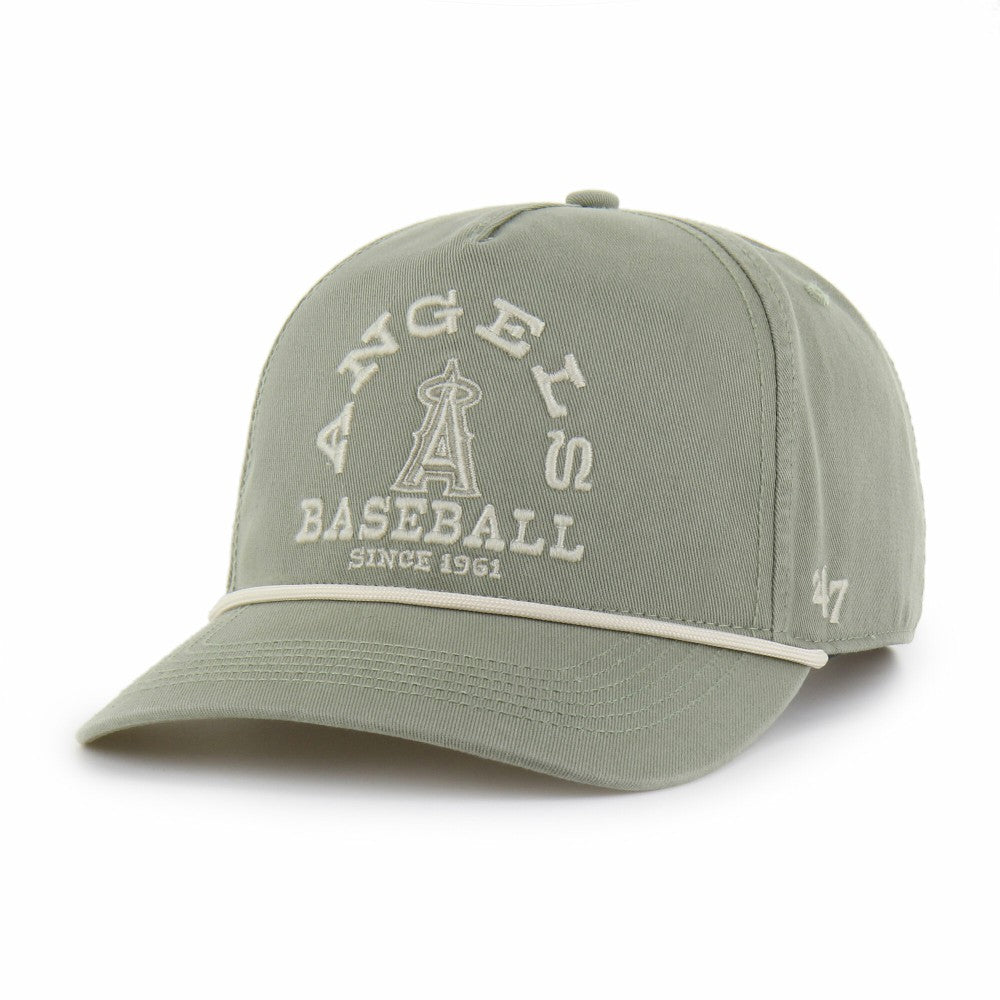 Los Angeles Angels Canyon Ranchero Hitch Adjustable Hat - Olive | 47 brand