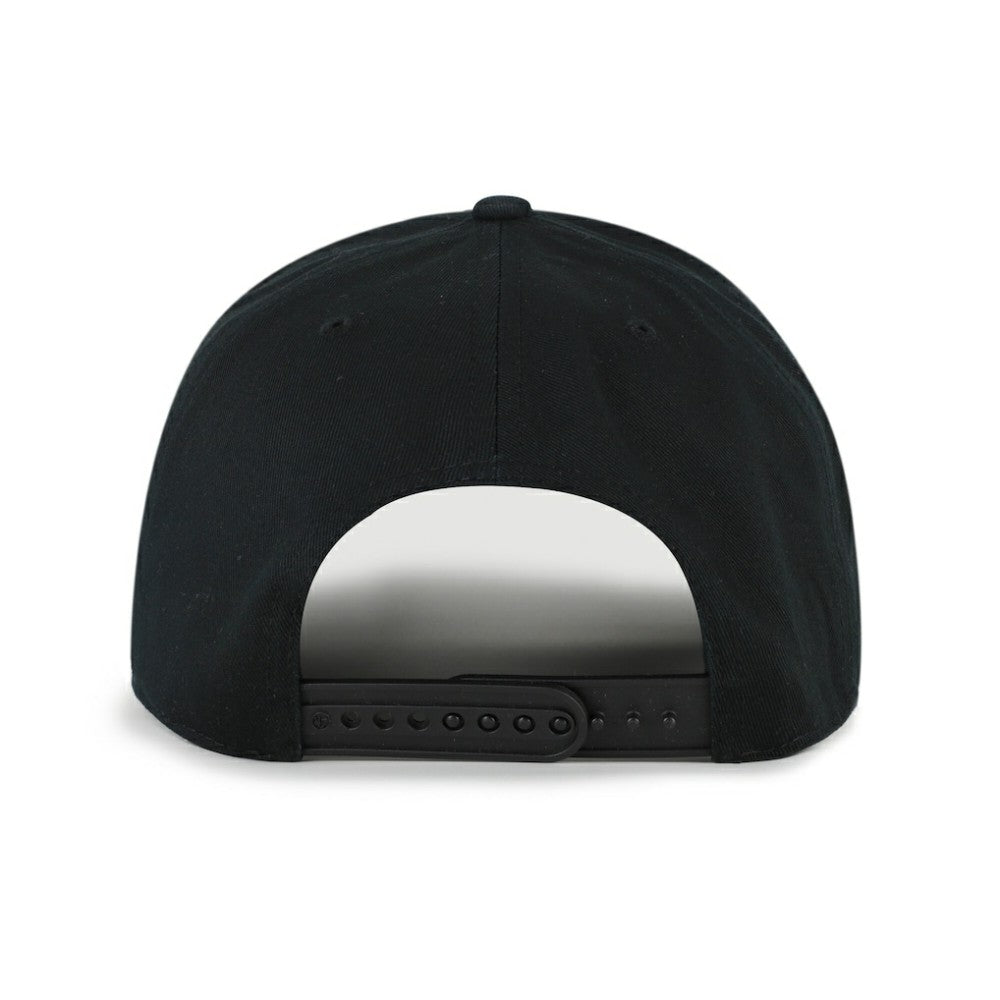 Baltimore Orioles Cooperstown Break Wood Suede Hitch Adjustable Hat - Black/Brown | 47 brand