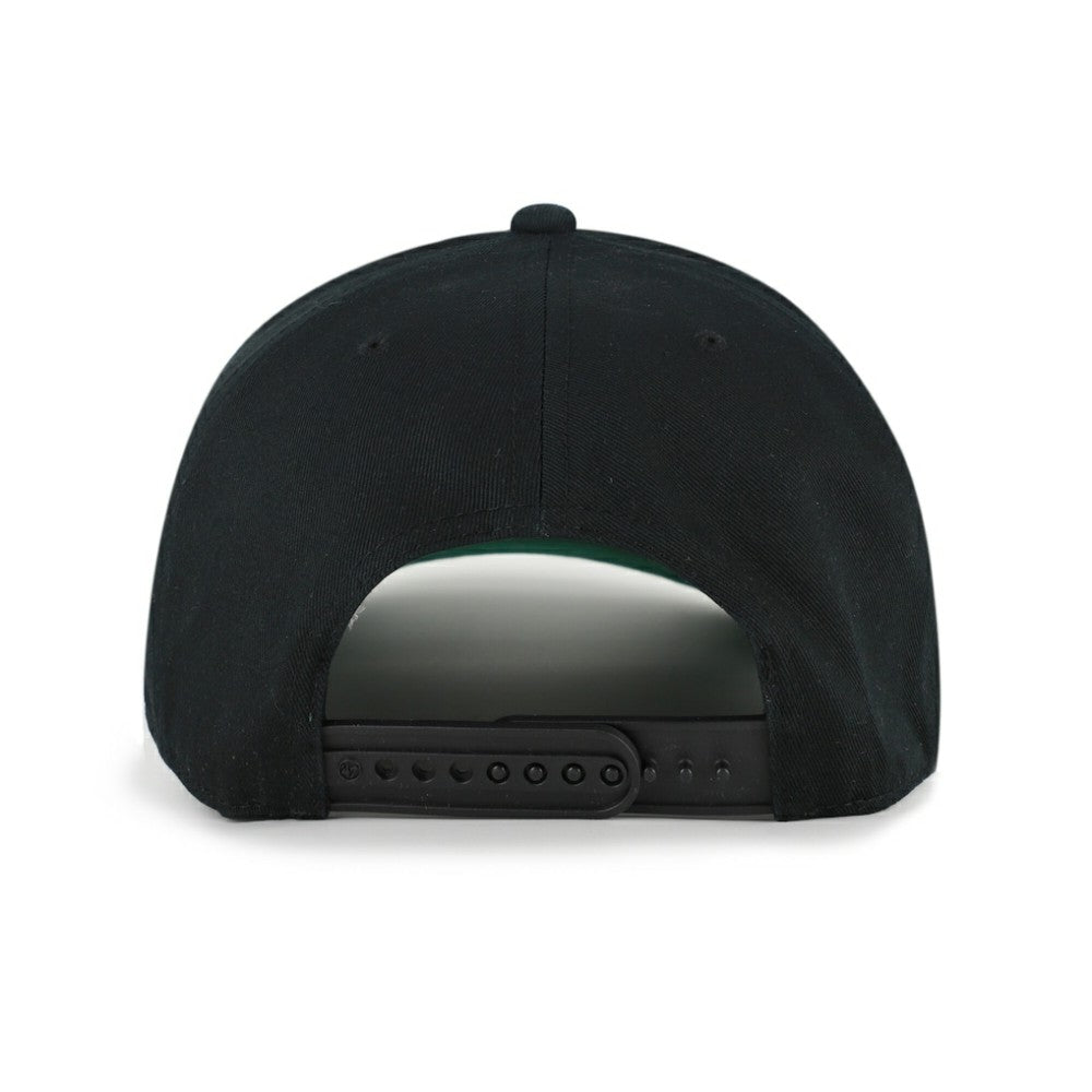Pittsburgh Pirates Cooperstown Break Wood Suede Hitch Adjustable Hat - Black/Brown | 47 brand