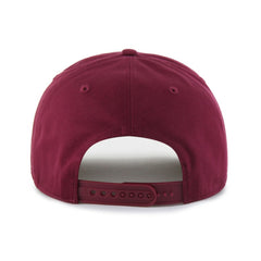 Philadelphia Phillies Cooperstown Break Wood Suede Hitch Adjustable Hat - Burgundy/Brown | 47 brand