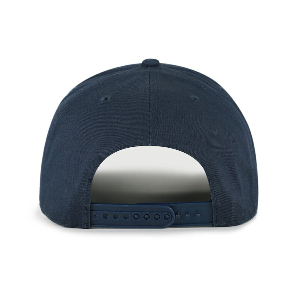Houston Astros Cooperstown Break Wood Suede Hitch Adjustable Hat - Navy/Brown | 47 brand