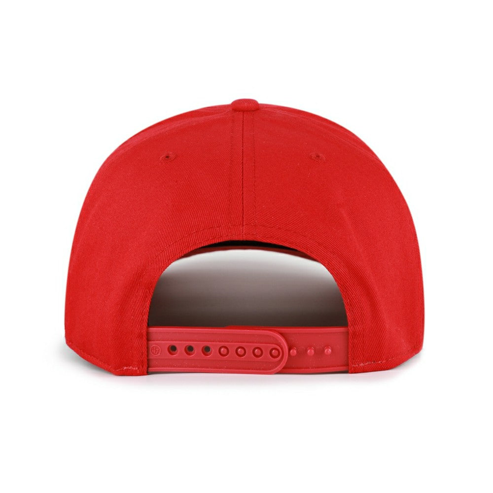 St. Louis Cardinals Cooperstown Break Wood Suede Hitch Adjustable Hat - Red/Brown | 47 brand