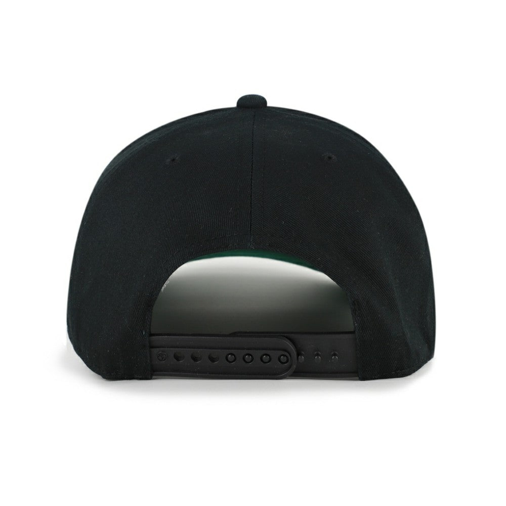 Tampa Bay Rays Cooperstown Break Wood Suede Hitch Adjustable Hat - Black/Brown | 47 brand
